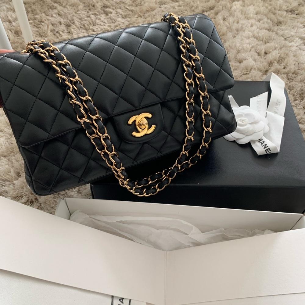 Chanel Black Classic Double Flap Bag